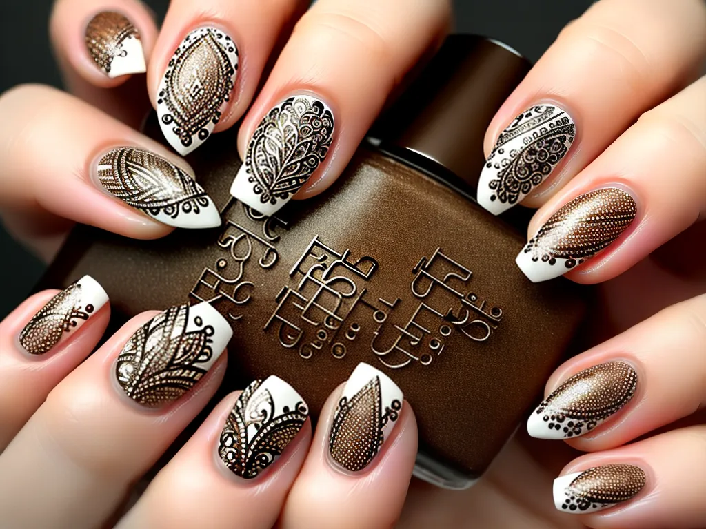 Unha Decorada Com Glitter