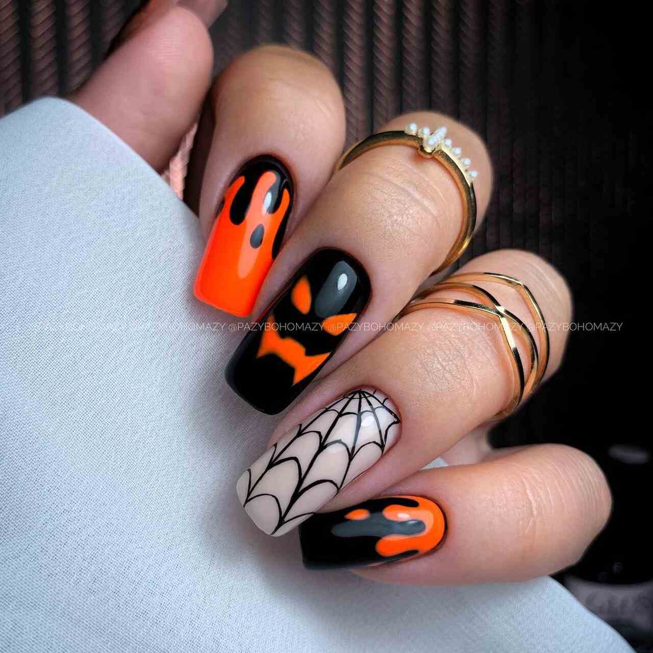 Unha Decorada Halloween