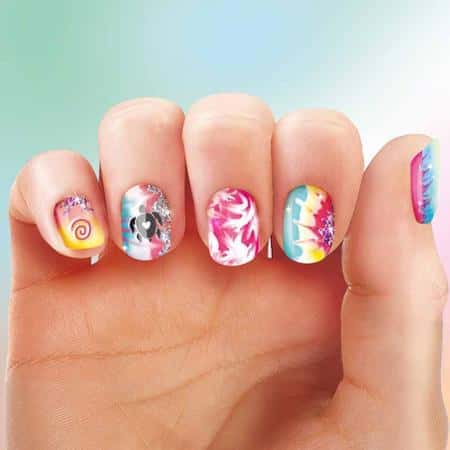 Unha Decorada Jardim Encantado