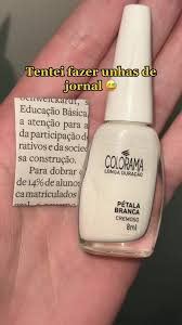 Unha Decorada Com Jornal