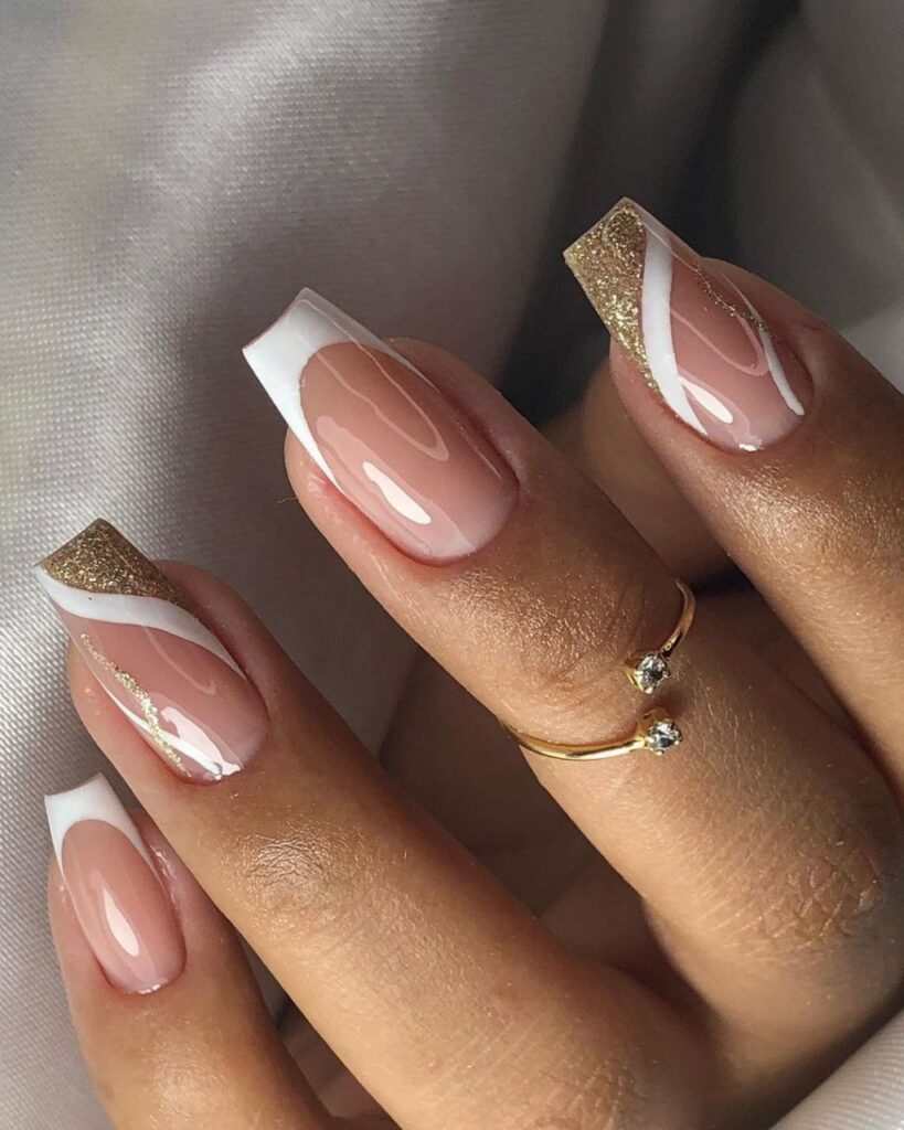 Unha Decorada Com Glitter