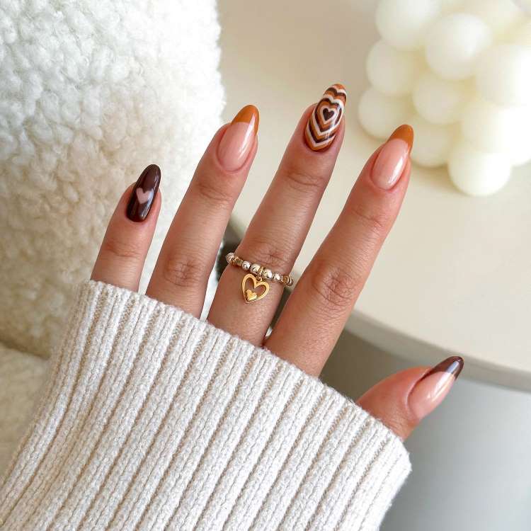 Unha Decorada Almond