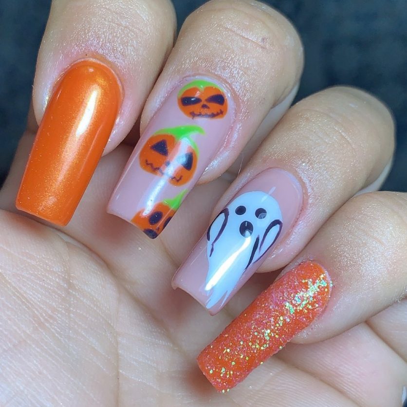 Unha Decorada Halloween