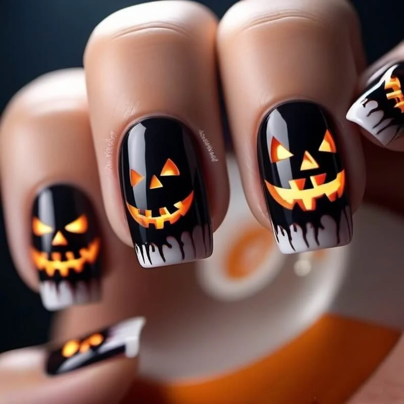 Unha Decorada Halloween
