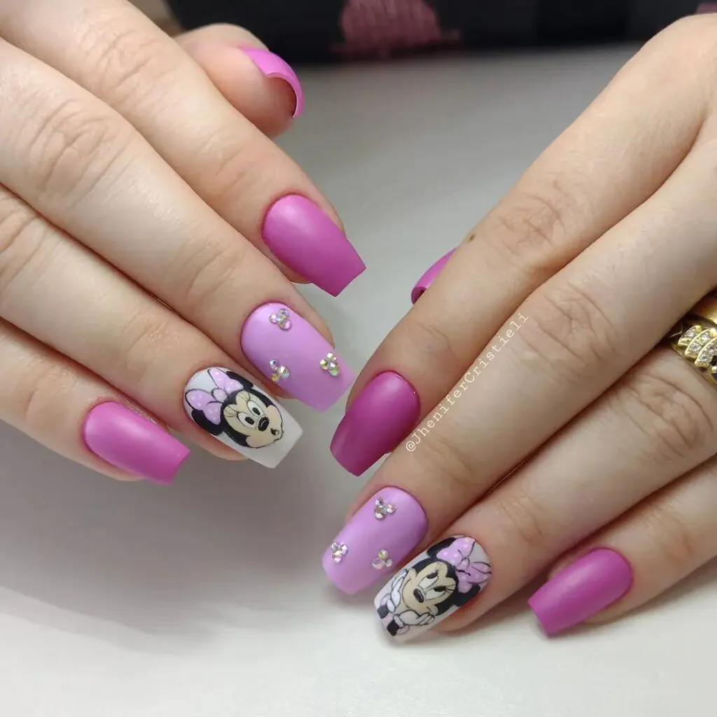 Unha Decorada Minnie