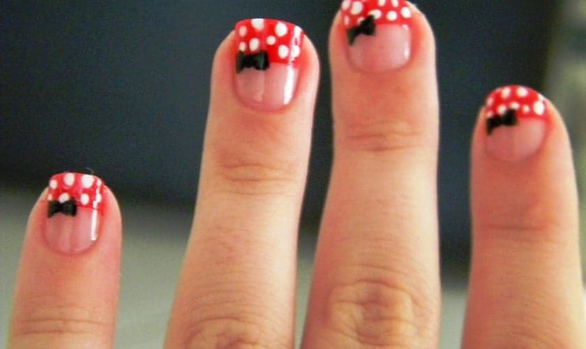Unha Decorada Minnie