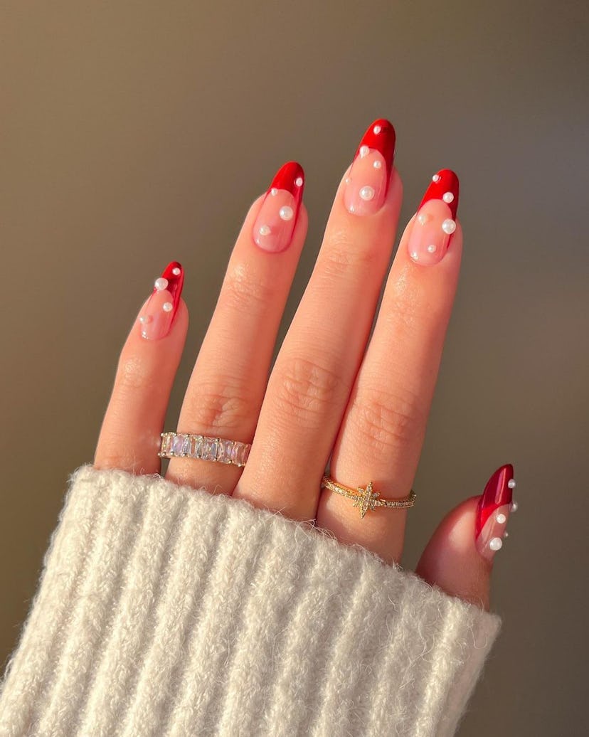 Christmas nail art 2023