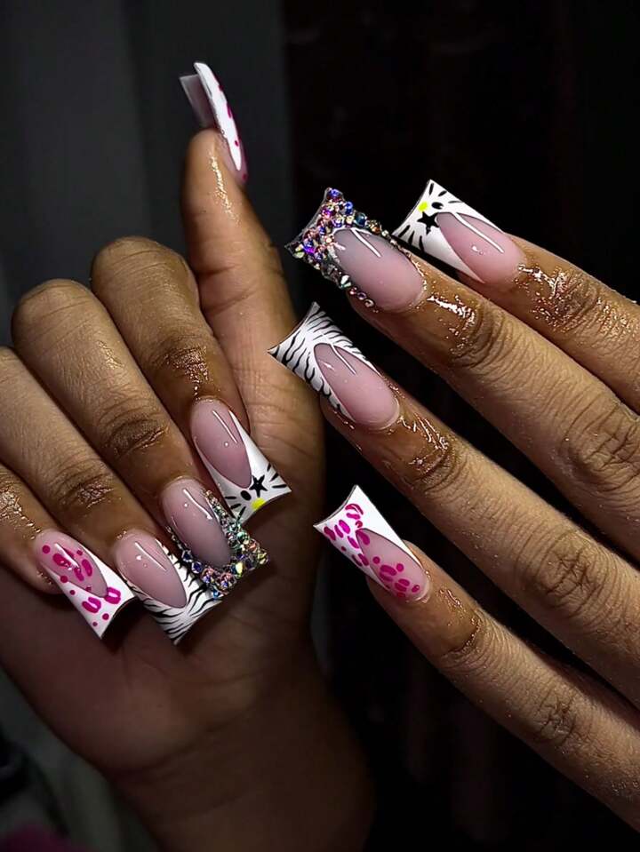 Unha Decorada Zebra