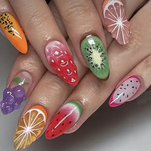 Grape Nail Art