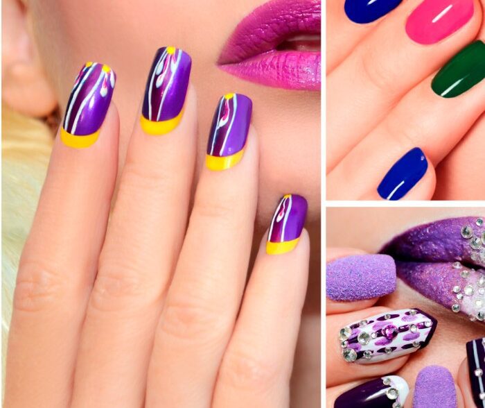 Types of Colored Nail Art