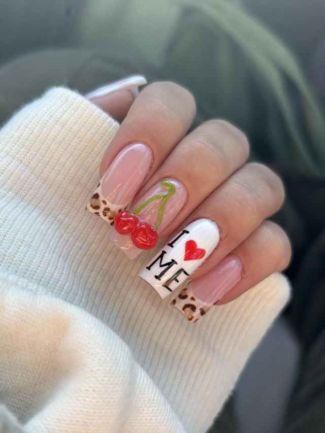 nail art with boyfriend