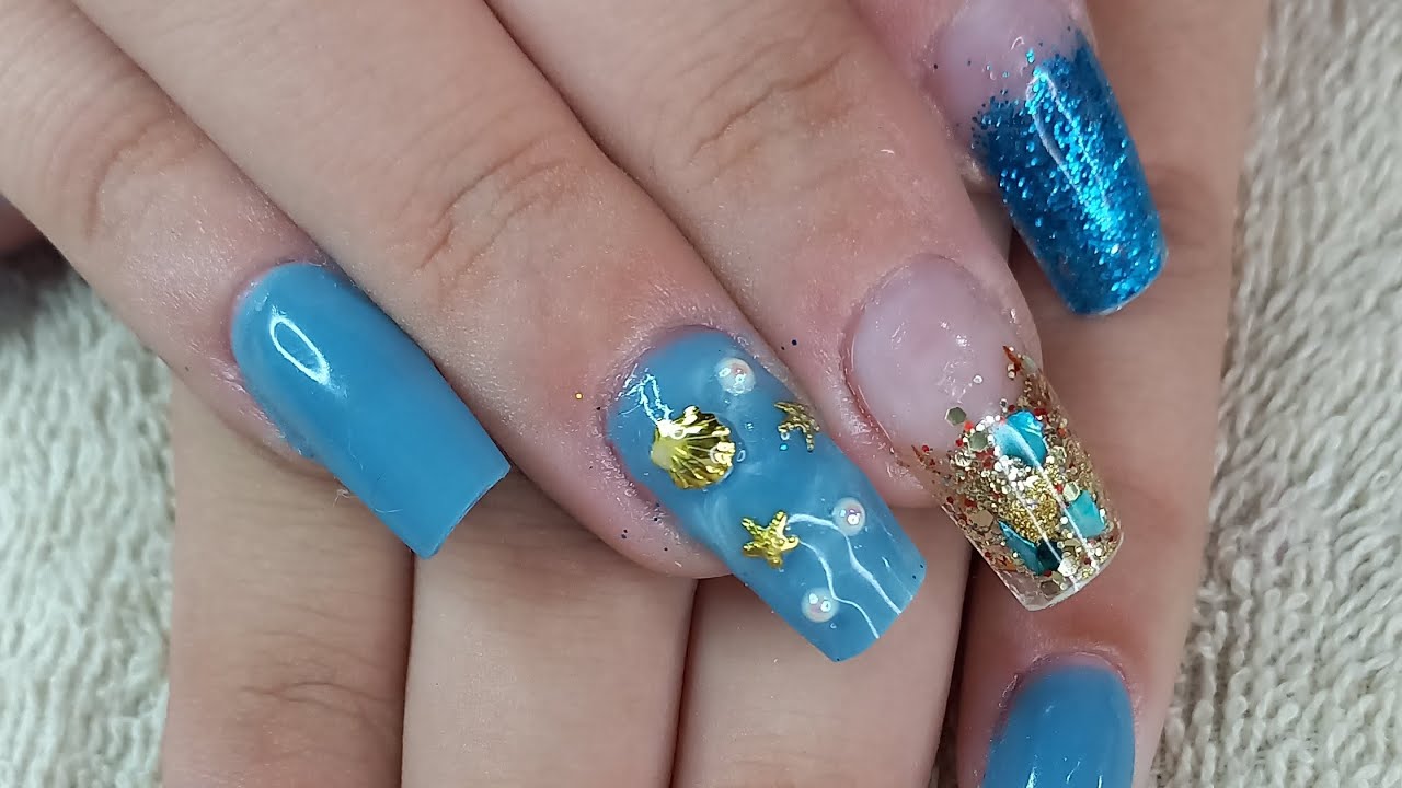 unha decorada madrepérola