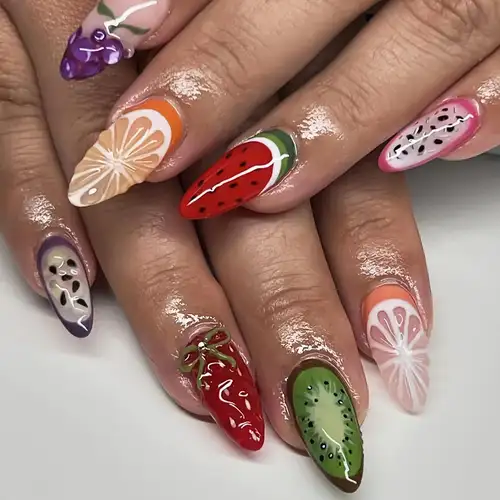 Grape Nail Art