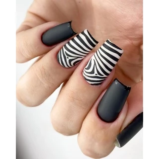 Unha Decorada Zebra