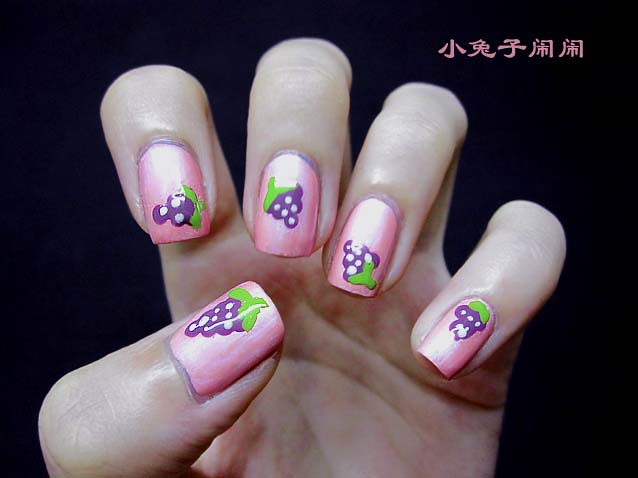 Grape Nail Art