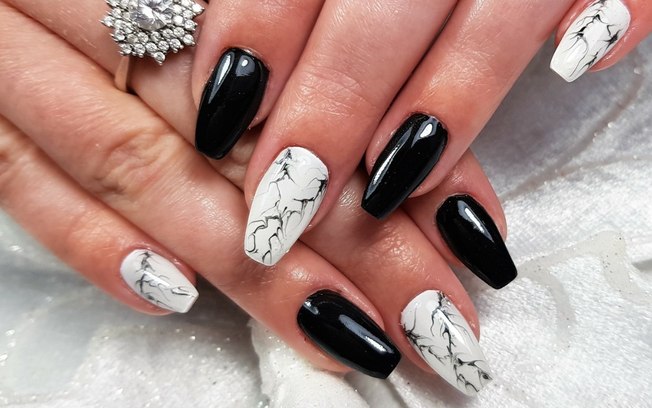 Unha Decorada Zebra