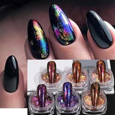 mother of pearl nail art