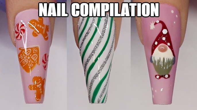 Christmas nail art 2023