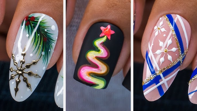 Christmas nail art 2023