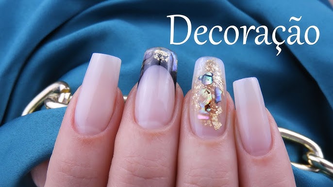 unha decorada madrepérola