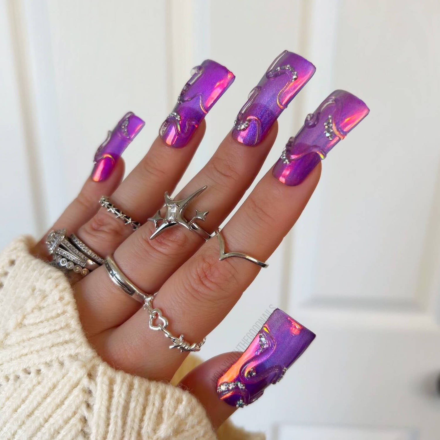 Grape Nail Art