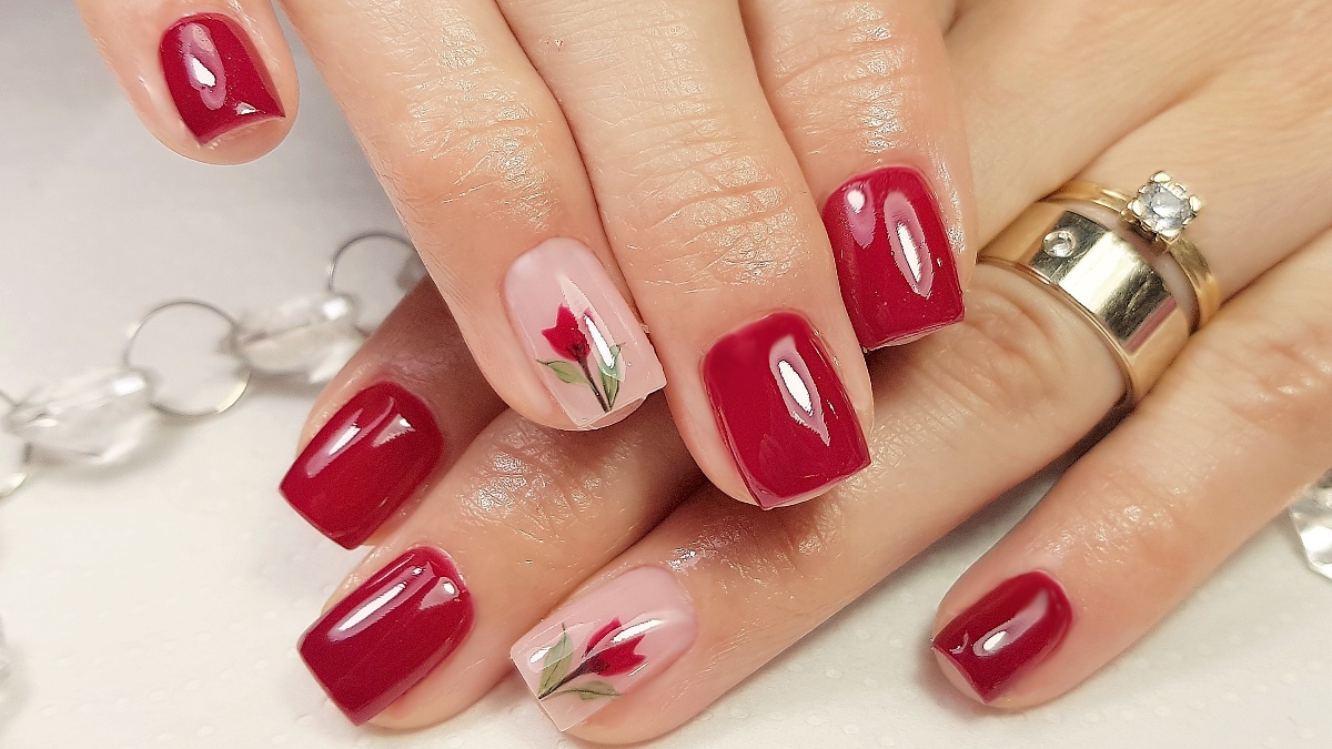 Types of Colored Nail Art