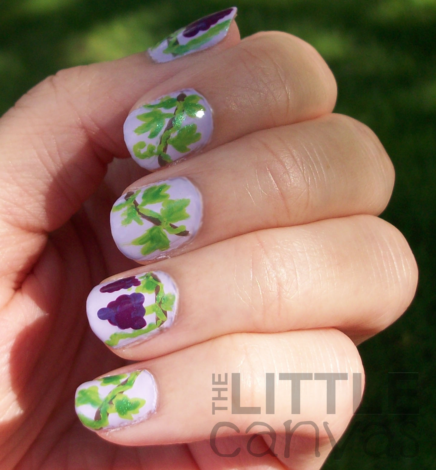 Grape Nail Art