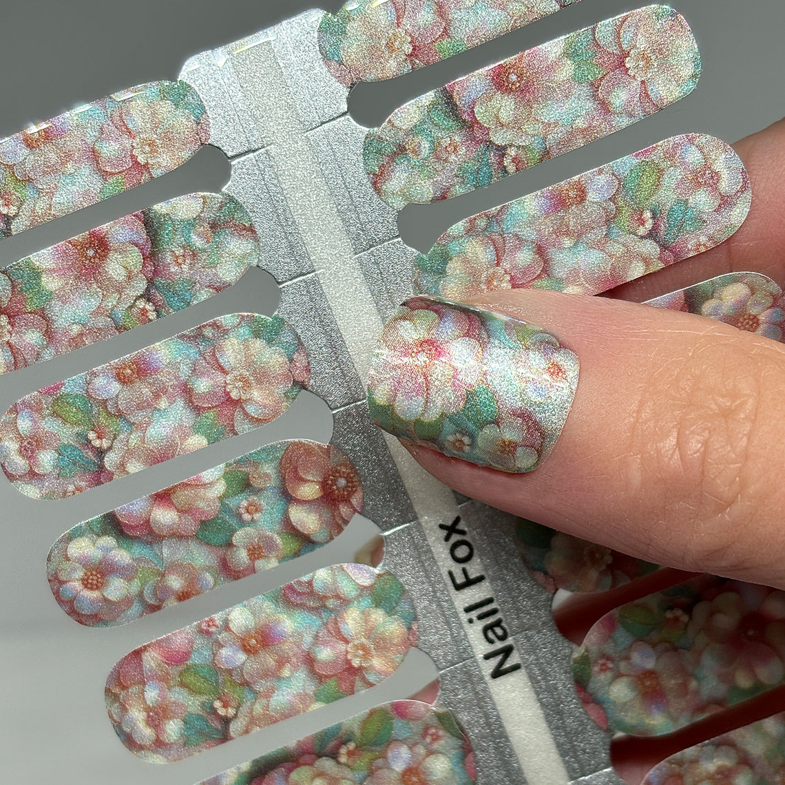 mother of pearl nail art