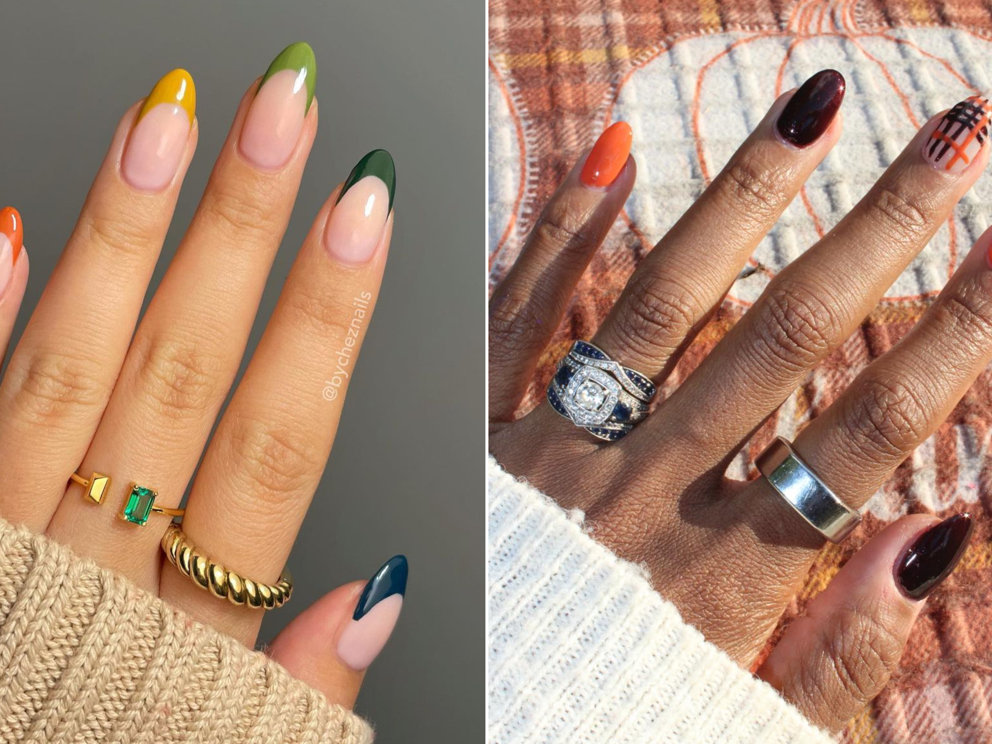 Types of Colored Nail Art