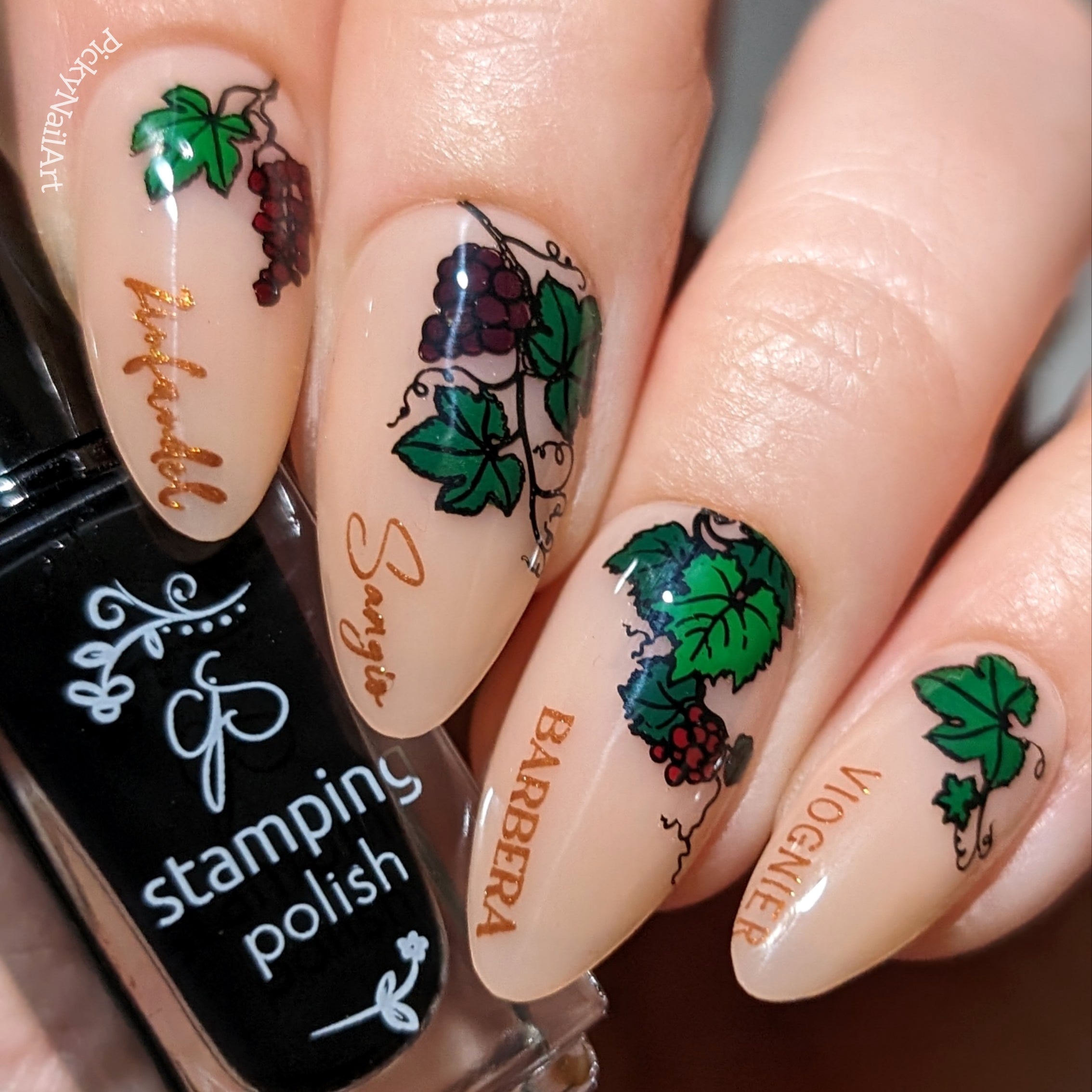 Grape Nail Art
