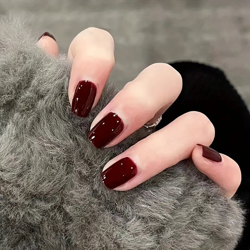 wine nail art