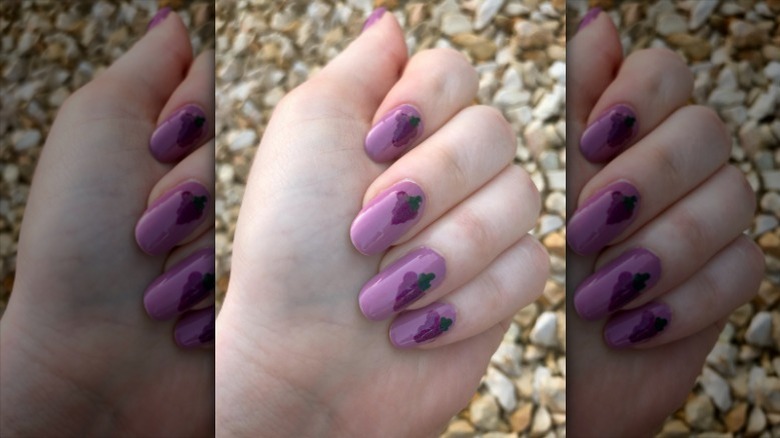 Grape Nail Art