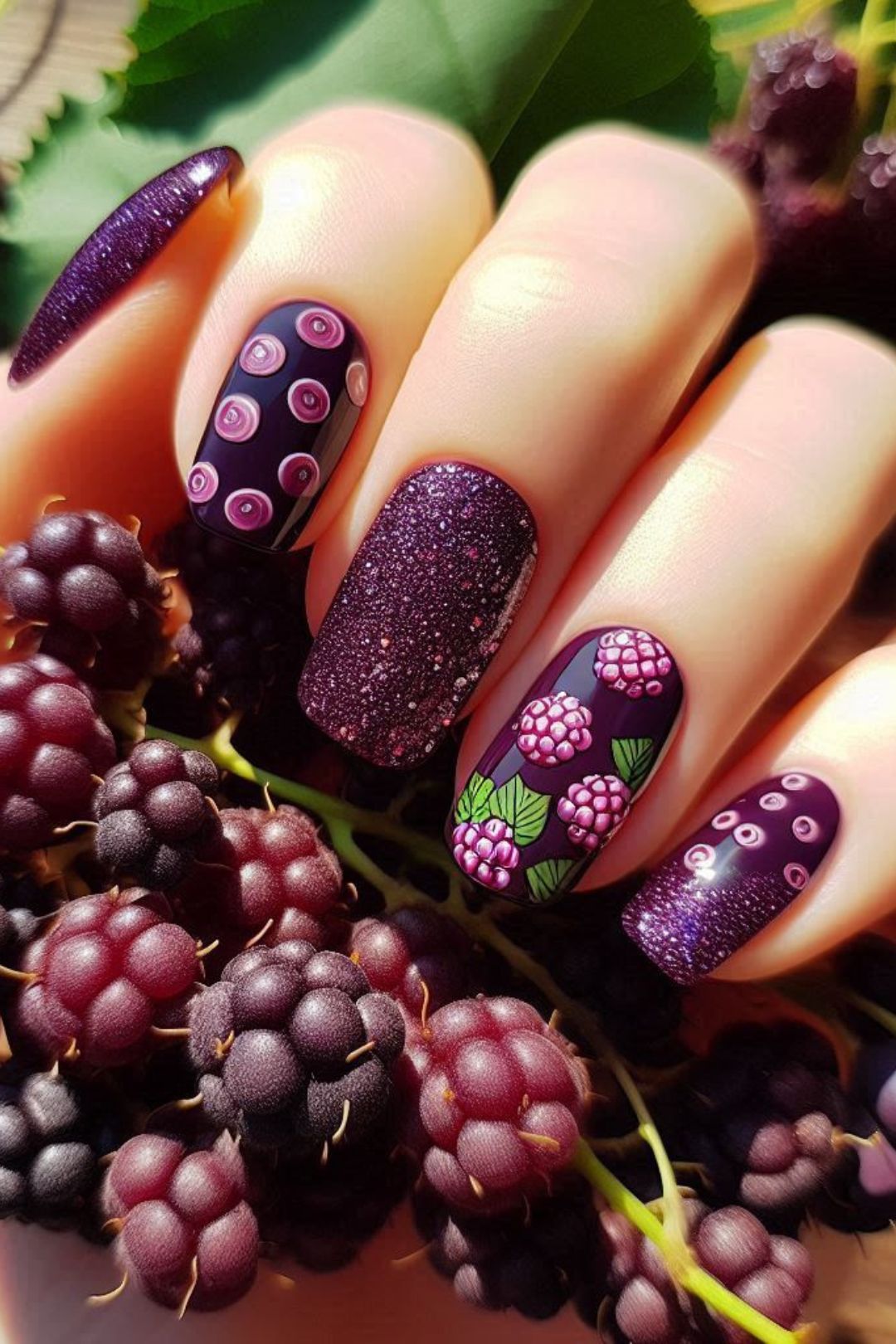 Grape Nail Art