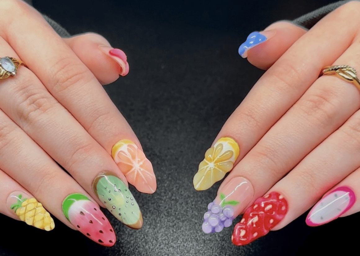 Grape Nail Art