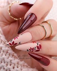 wine nail art