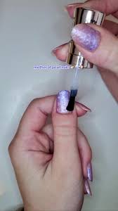 mother of pearl nail art