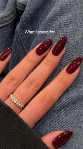 wine nail art