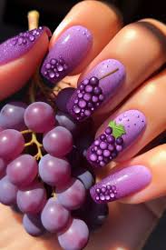 Grape Nail Art