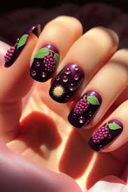 Grape Nail Art