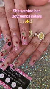 nail art with boyfriend