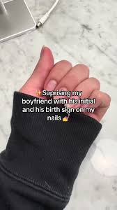 nail art with boyfriend