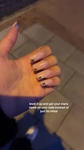 nail art with boyfriend
