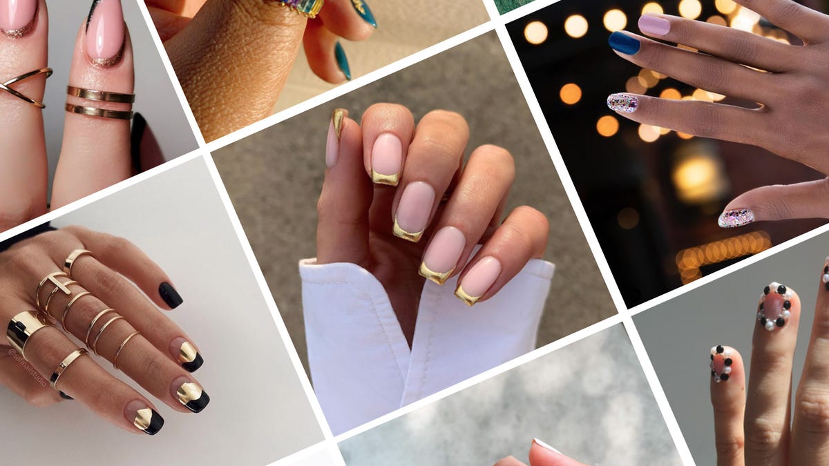 Christmas and New Year nail art 2025