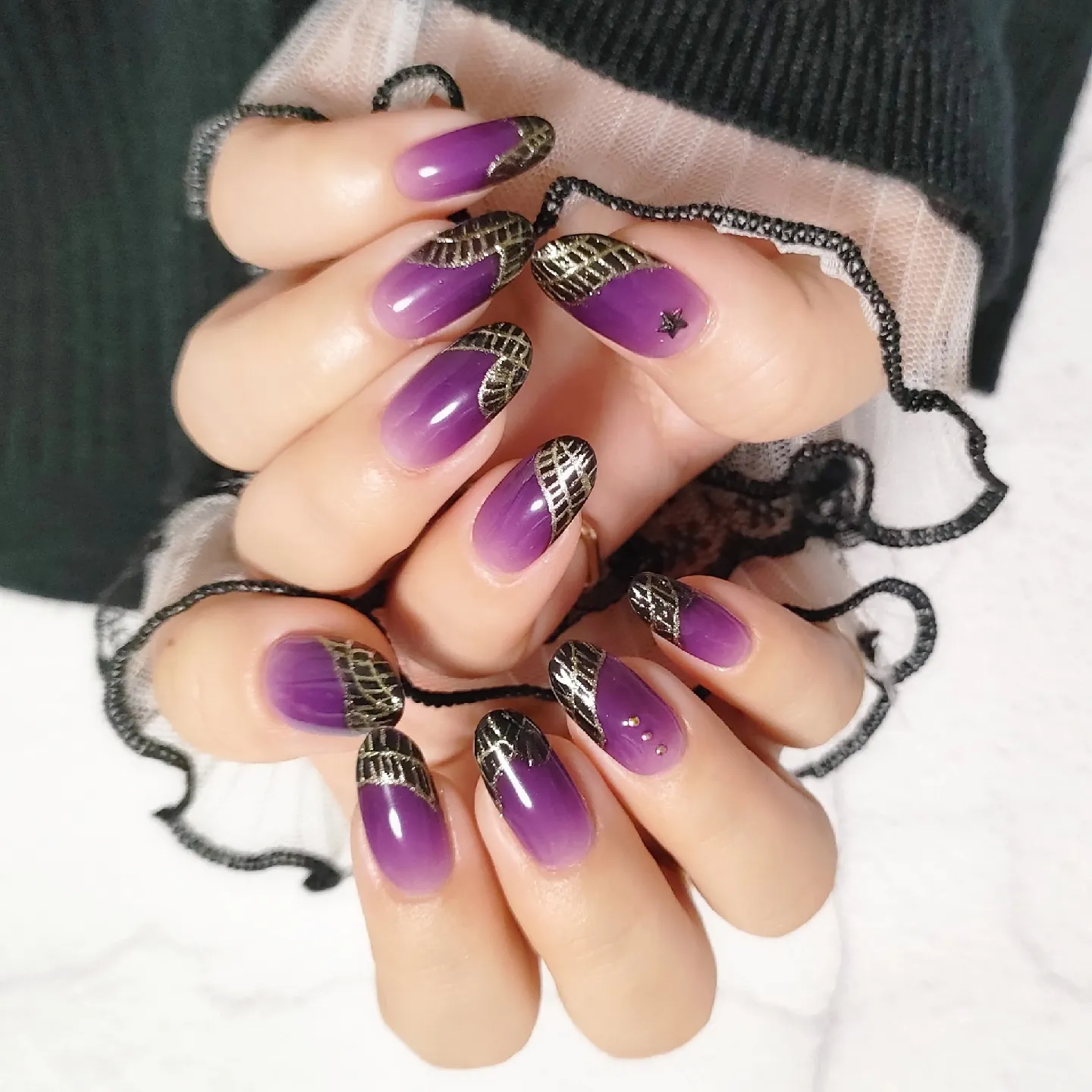 Grape Nail Art