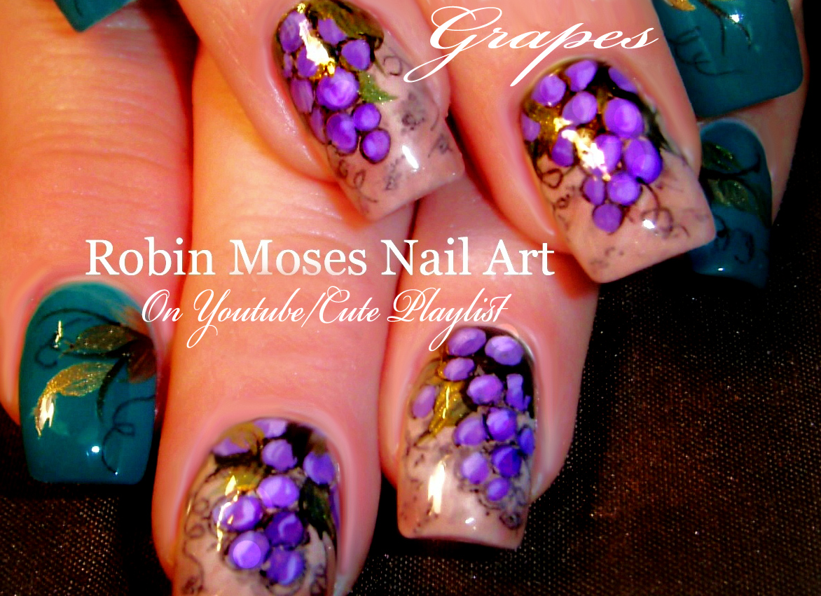 Grape Nail Art