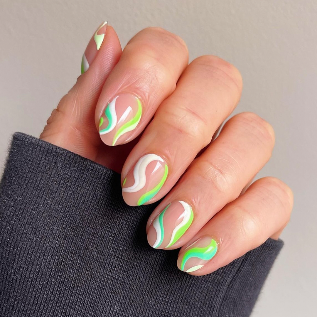 Types of Colored Nail Art
