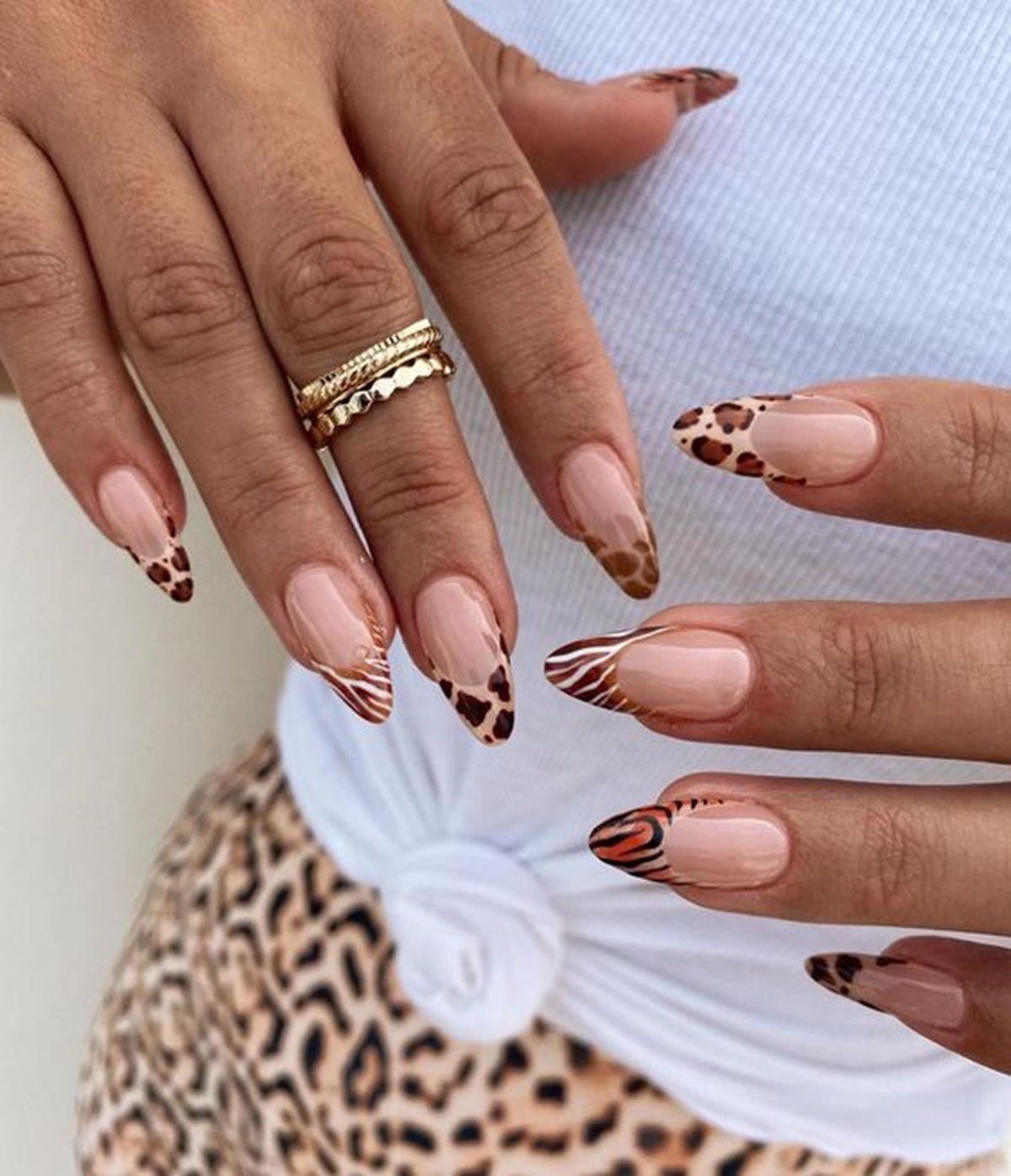 Unha Decorada Zebra