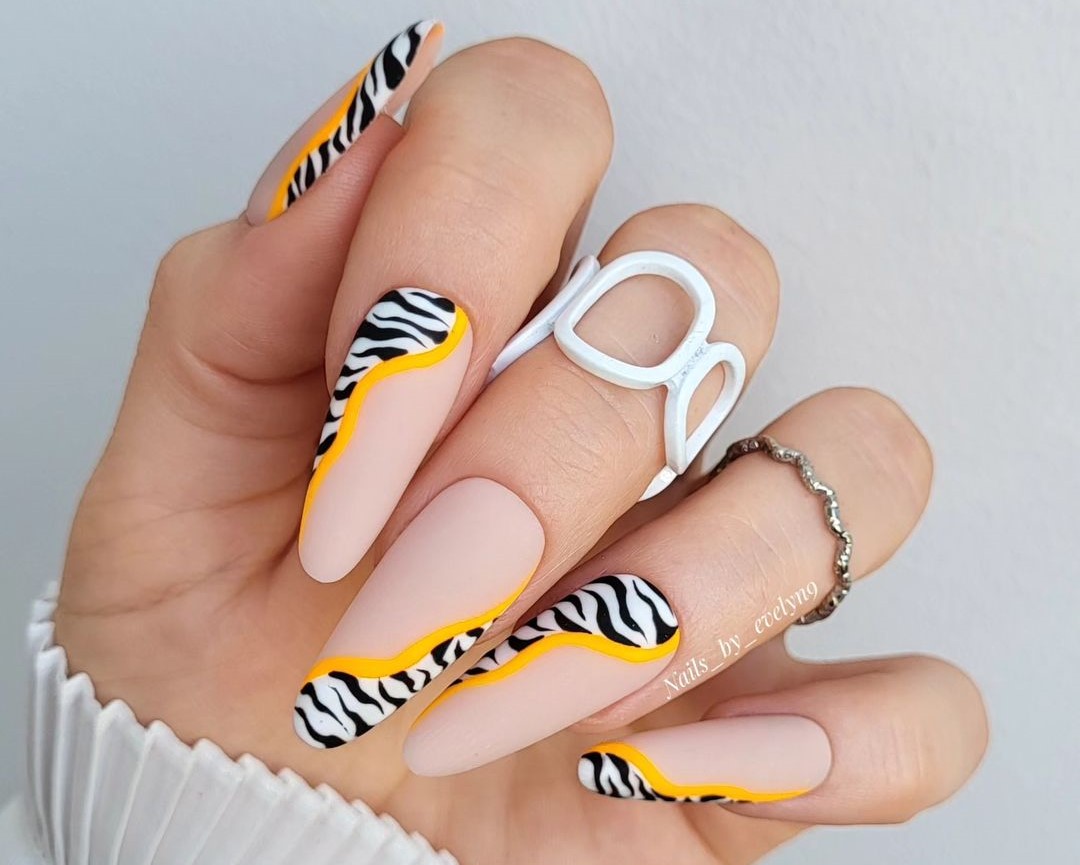 unha decorada tigre