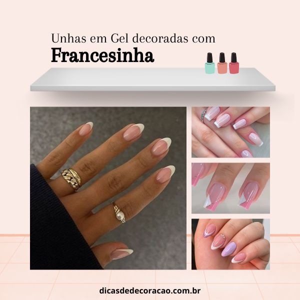 ideias de unha decorada simples
