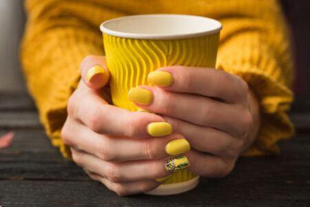 Amarelo Unha Decorada Amarelo Unha Decorada